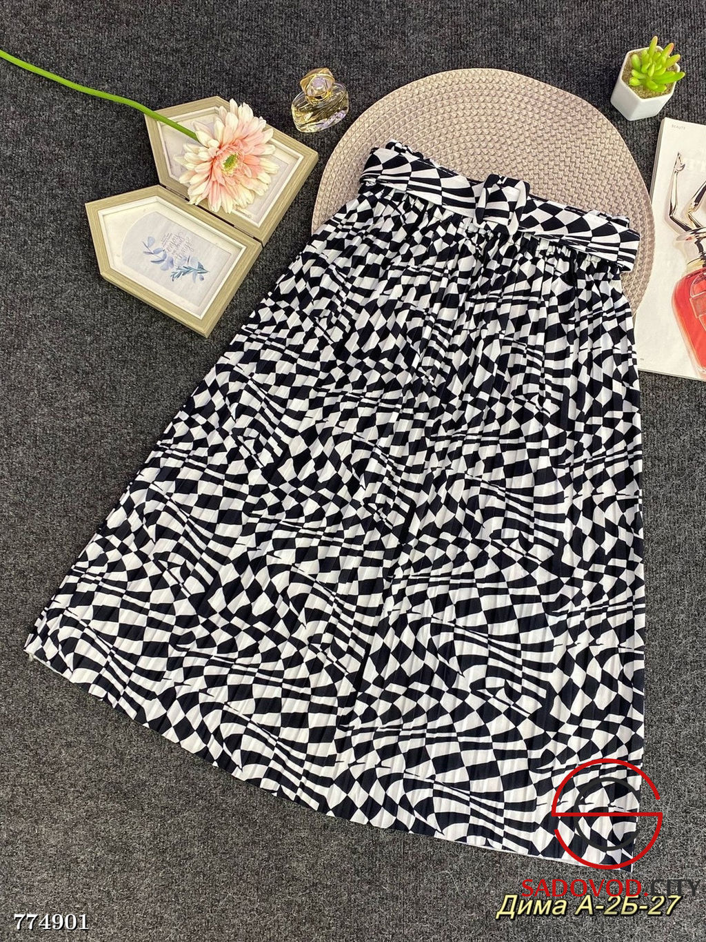 Женская юбка с принтом