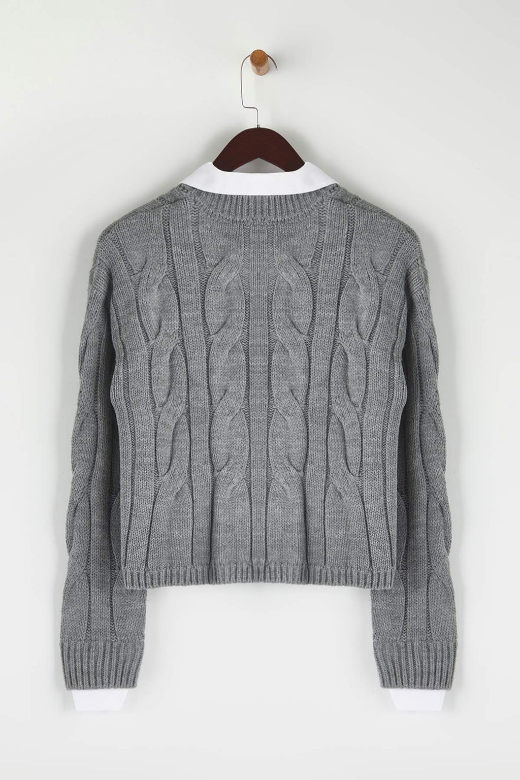 Teen Lacivert Kombine Crop Triko Kazak TWOAW26KZ00047 - Trendyolmilla фото 19