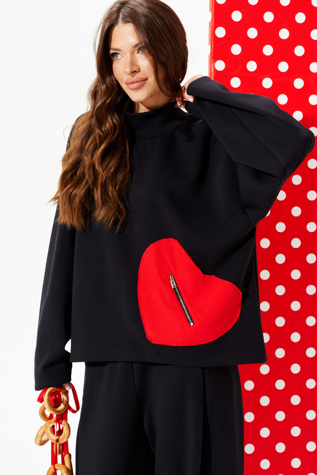 костюм женский 2-х предметный (джемпер + брюки) - Elletto фото 11