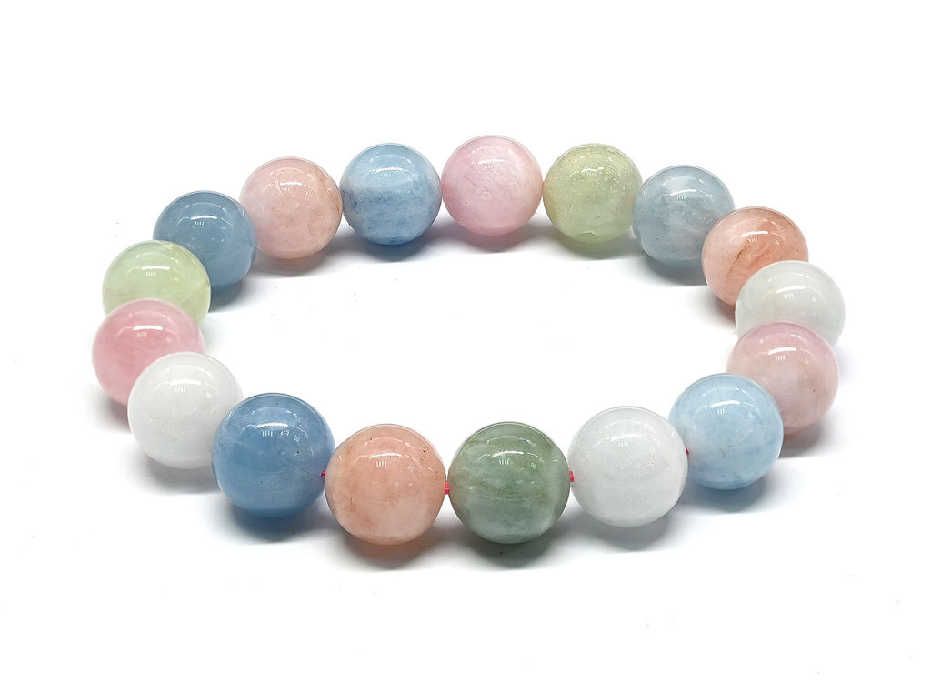 Браслет из Берилла шарик 12мм, 42,5г