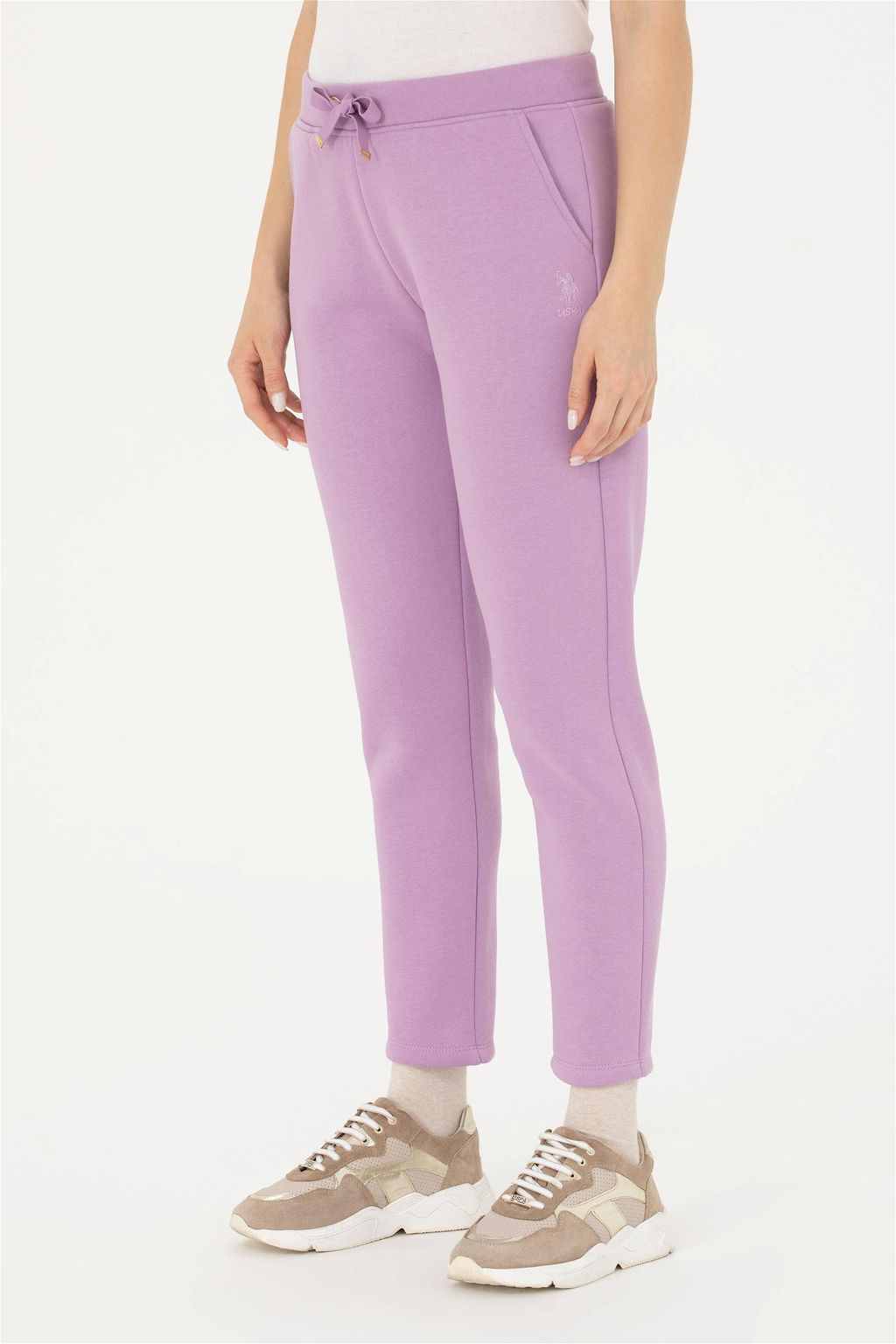 Женские сиреневые спортивные штаны Неожиданная скидка в корзине - U.s. polo assn фото 3