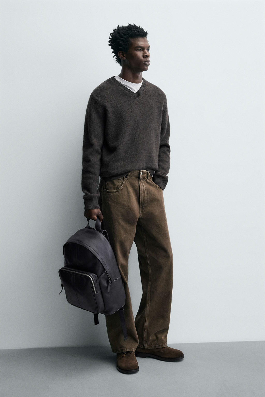 LEATHER BACKPACK - Zara фото 2