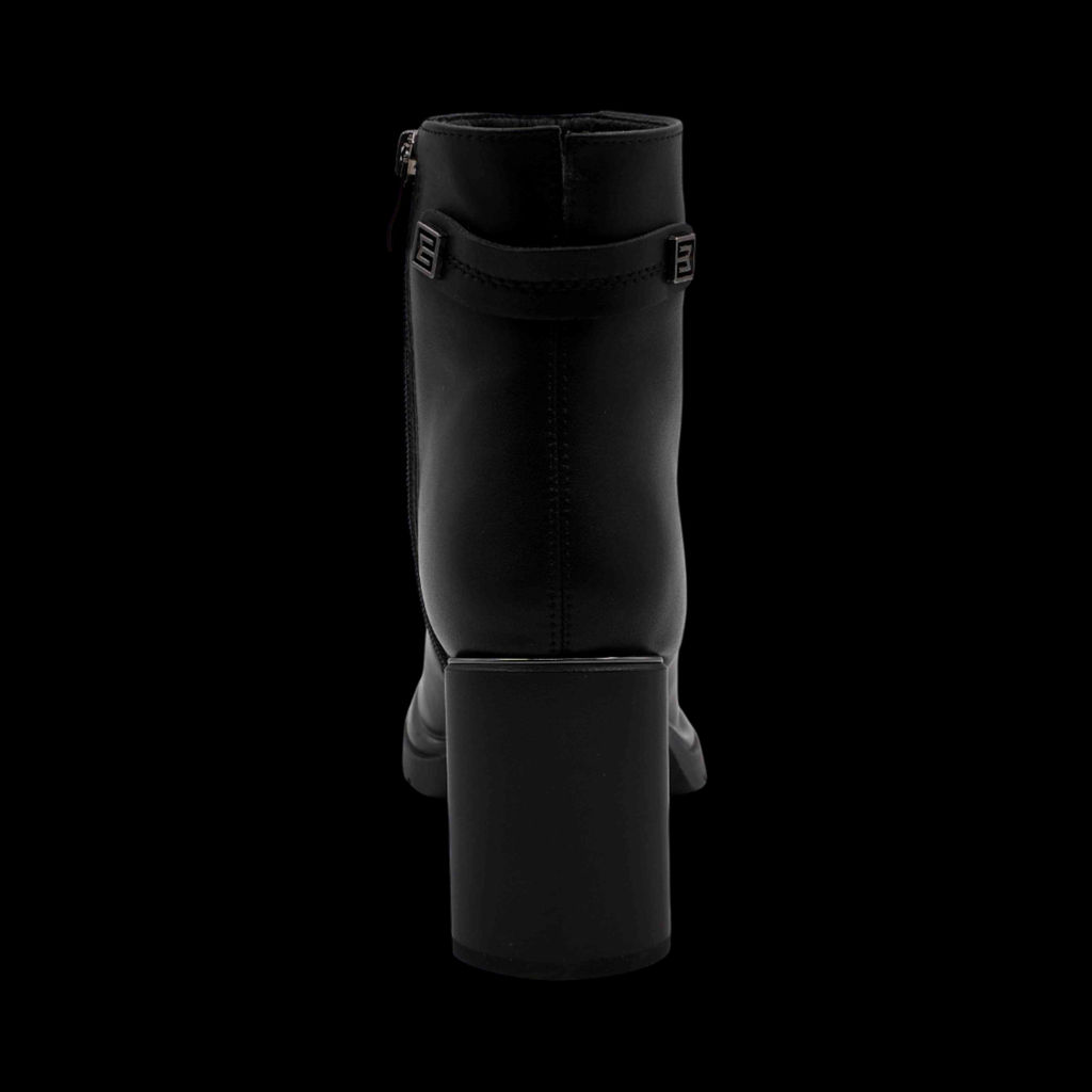 Ботинки из натуральной кожи на меху РМ-104-1 черные - Sport фото 4