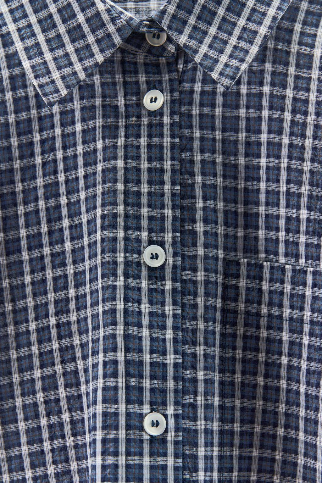 CHECK PYJAMA SHIRT - Zara фото 7