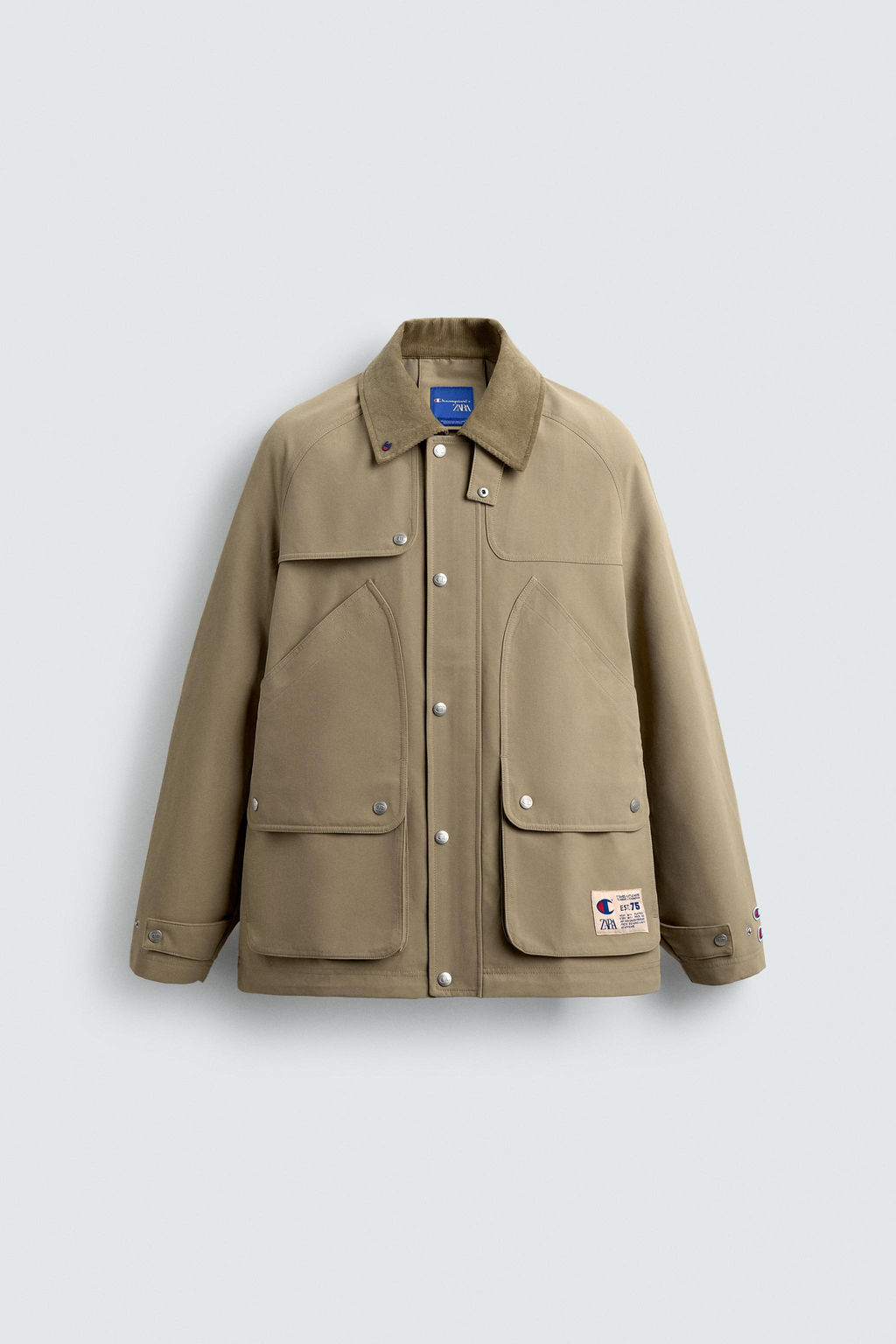 CHAMPION ® X ZARA POCKET TRENCH COAT  фото 7