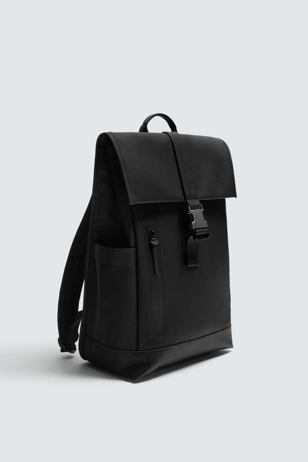 RUBBERISED BACKPACK WITH FLAP - Zara фото 2