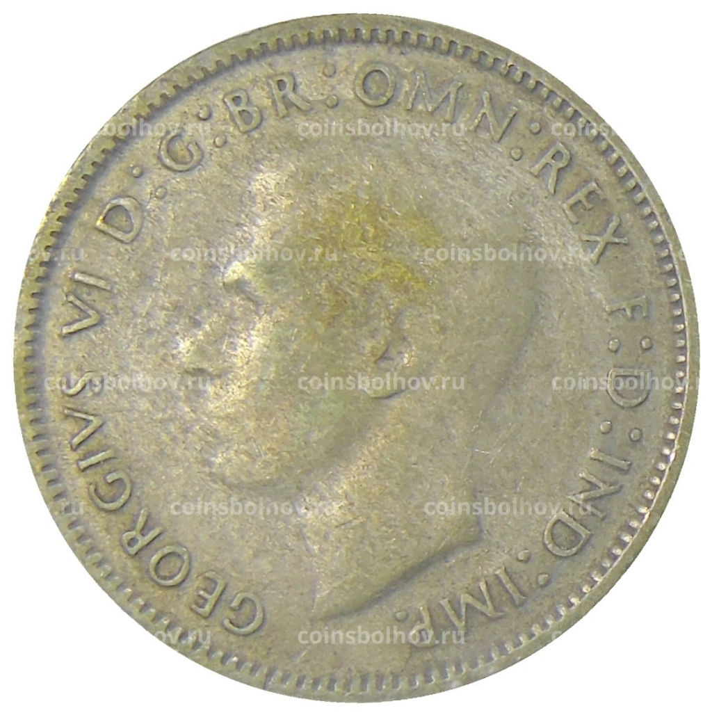 6 пенсов 1946 года Австралия