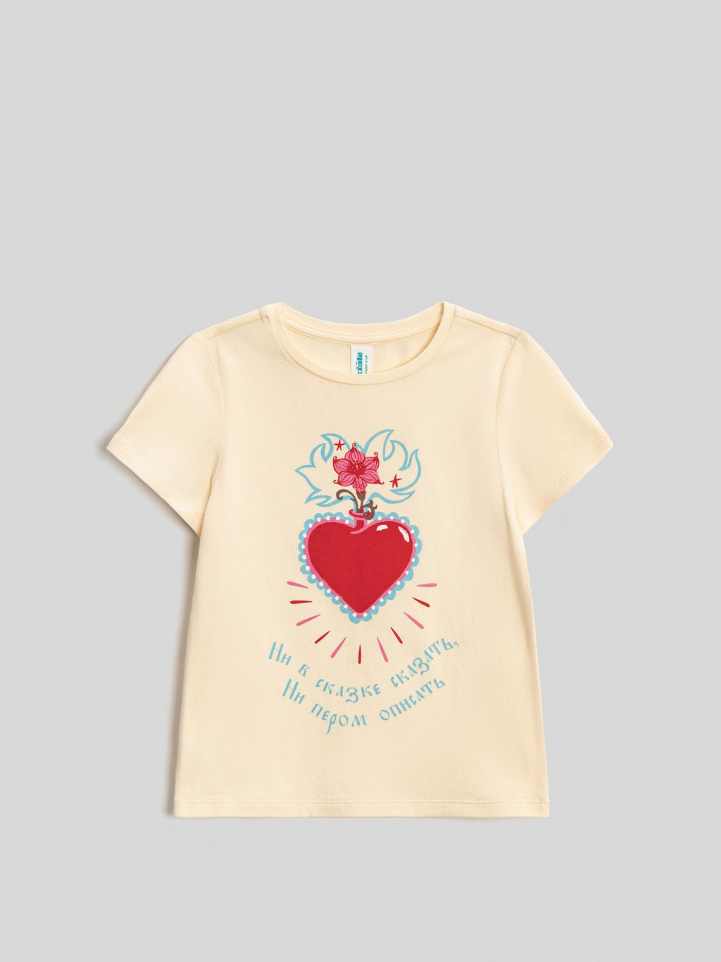 ACOOLA / Футболка детская для девочек Selena крем  фото 3