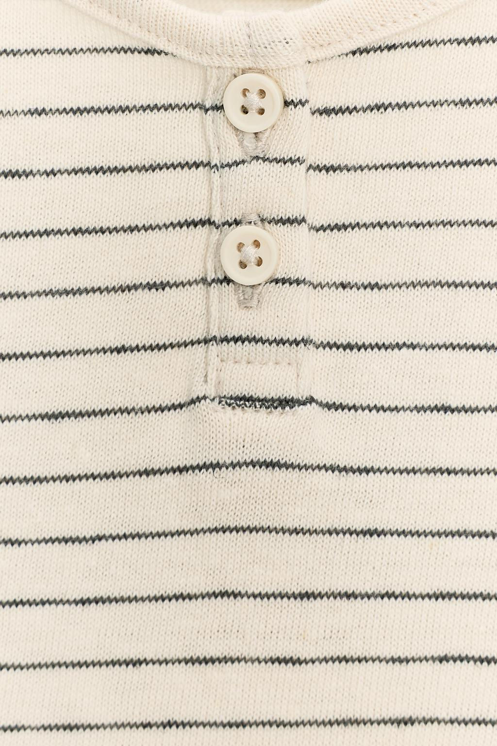STRIPED RUSTIC T-SHIRT - Zara фото 8