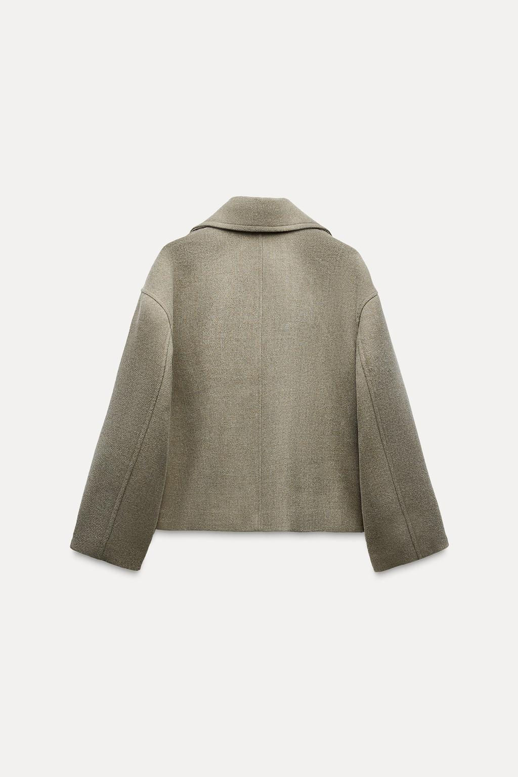 SHORT DOUBLE-BREASTED COAT - Zara фото 6