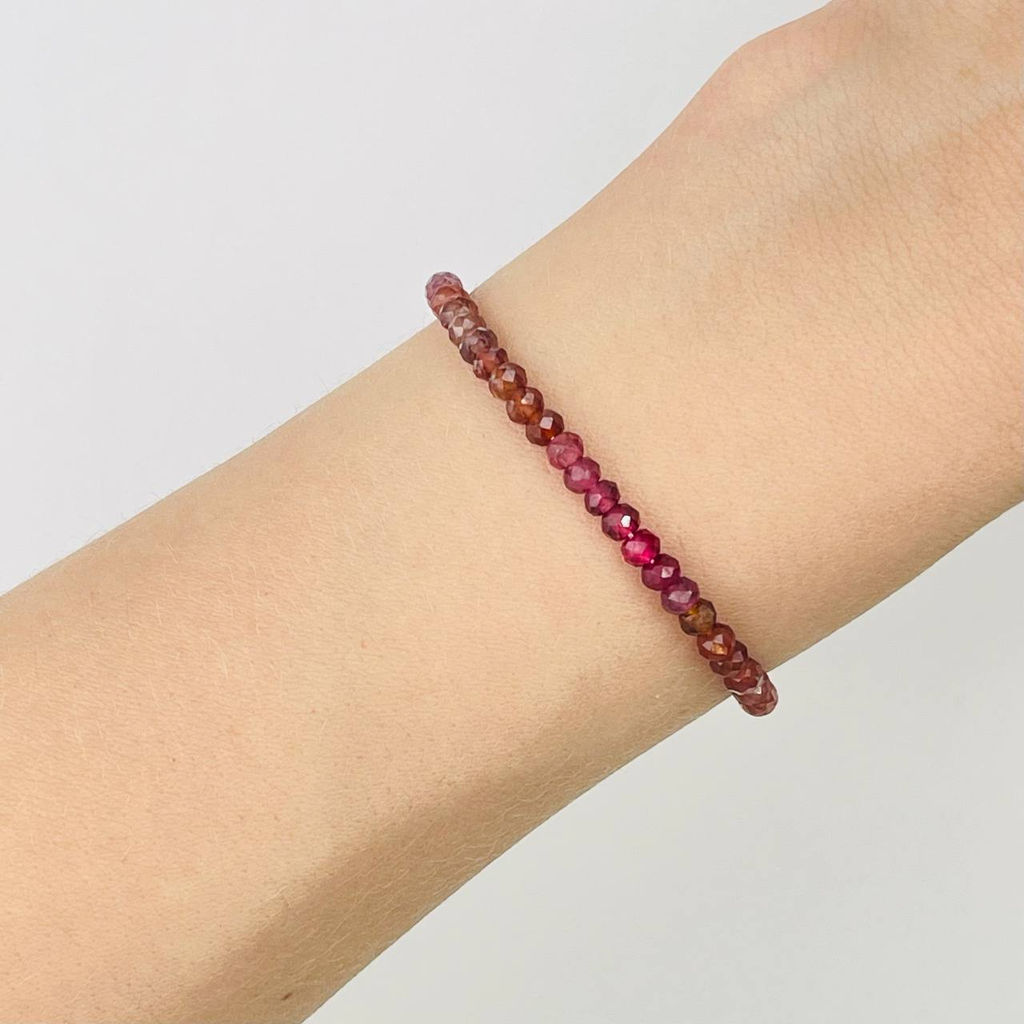 Браслет из Шпинели градиент - Радуга самоцветов фото 2