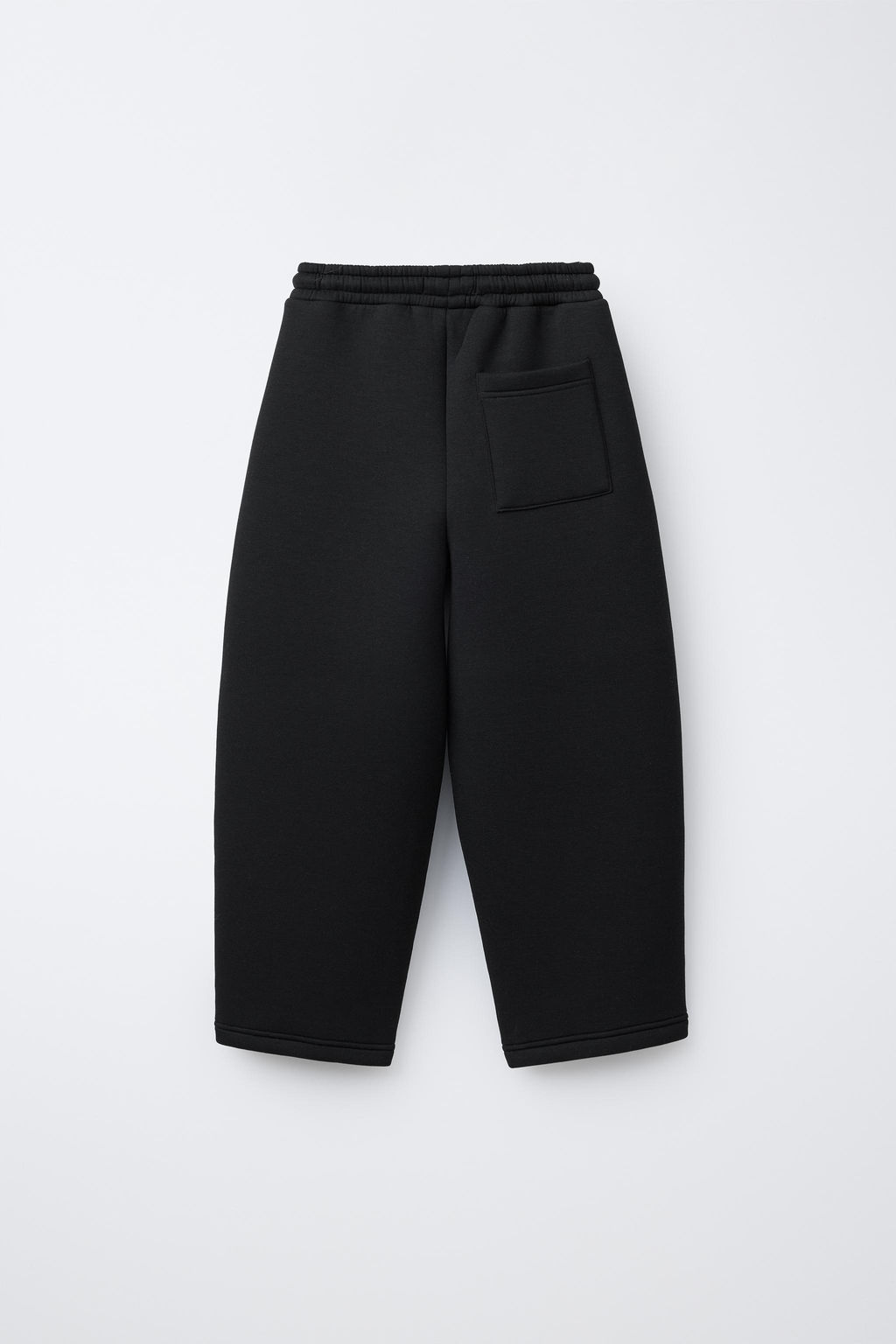 PANTAL?N STRAIGHT FIT EFECTO NEOPRENO / Negro - Zara фото 7