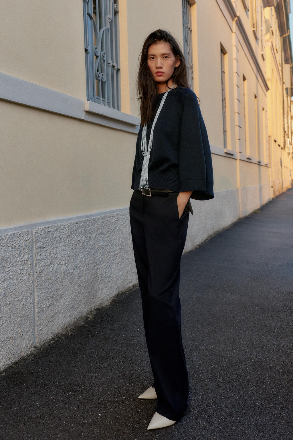 KNIT JUMPER WITH WIDE SLEEVES - Zara фото 4