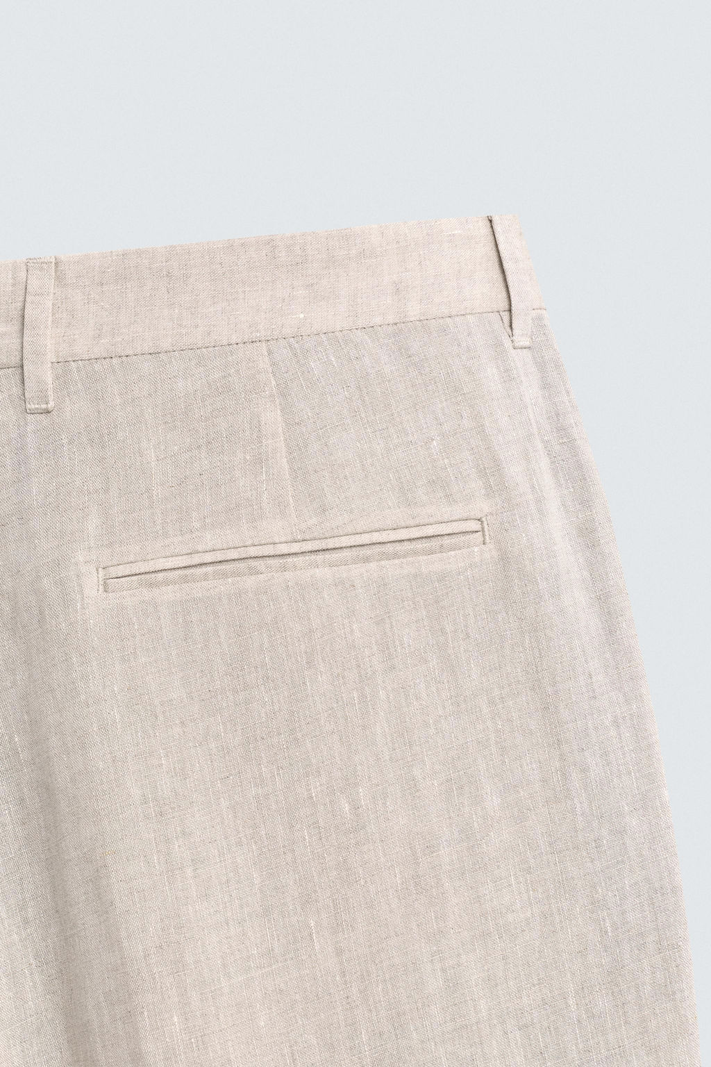 100% LINEN SUIT TROUSERS - Zara фото 20