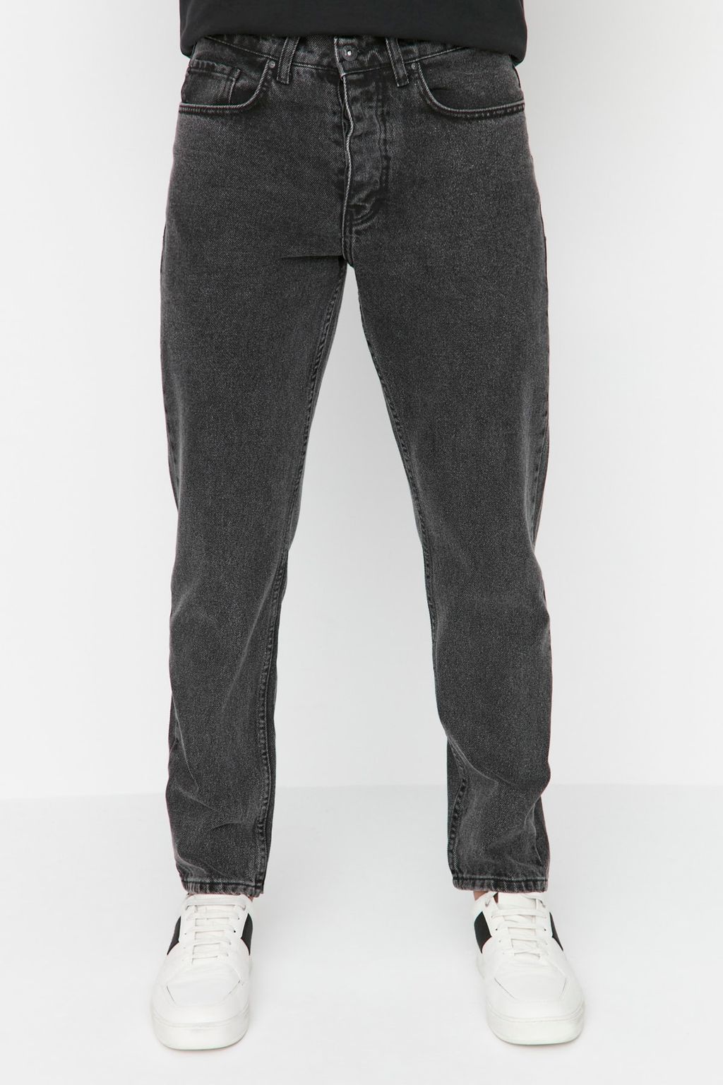 TRENDYOL MAN Antrasit %100 Pamuk Essential Fit Jeans Kot Pantolon TMNAW23JE00104 - Trendyolmilla фото 9