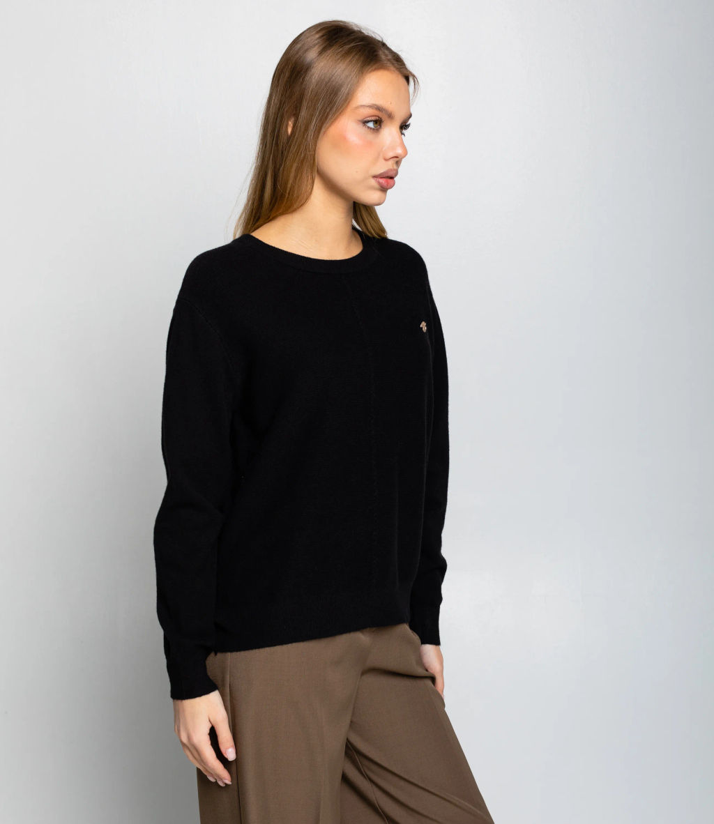 Джемпер #КТ20802, чёрный - Dommod фото 2