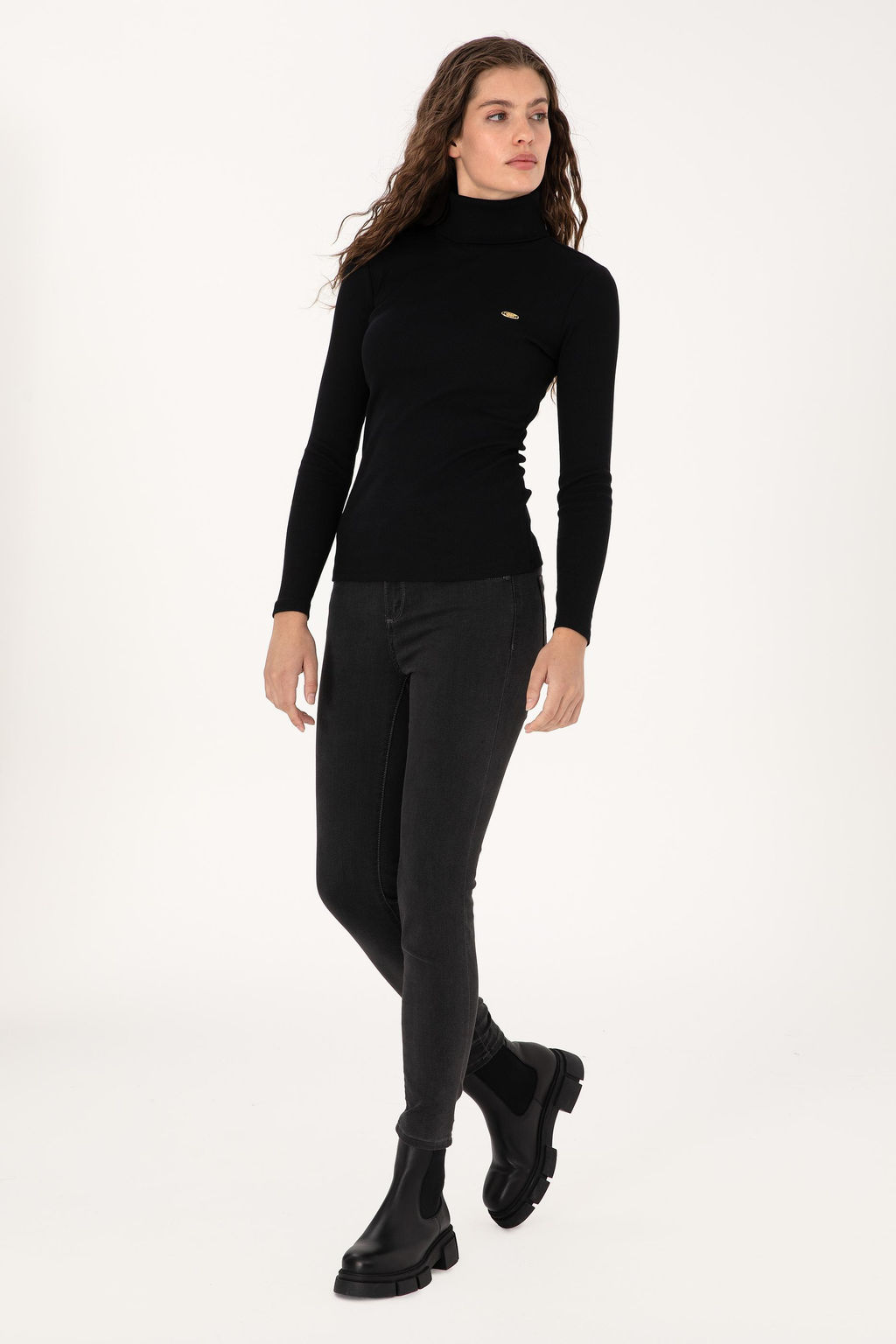 Kad_n Siyah Sweatshirt Sepette S_rpriz _ndirim - U.s. polo assn фото 4