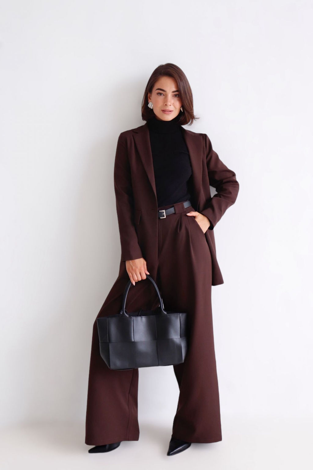 11372 Костюм брючный коричневый - Martichelli фото 25