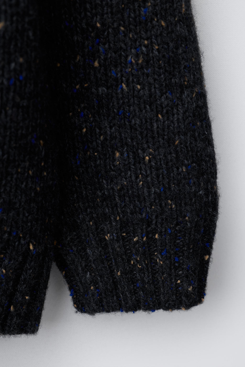 BUTTON-UP WOOL BLEND CARDIGAN