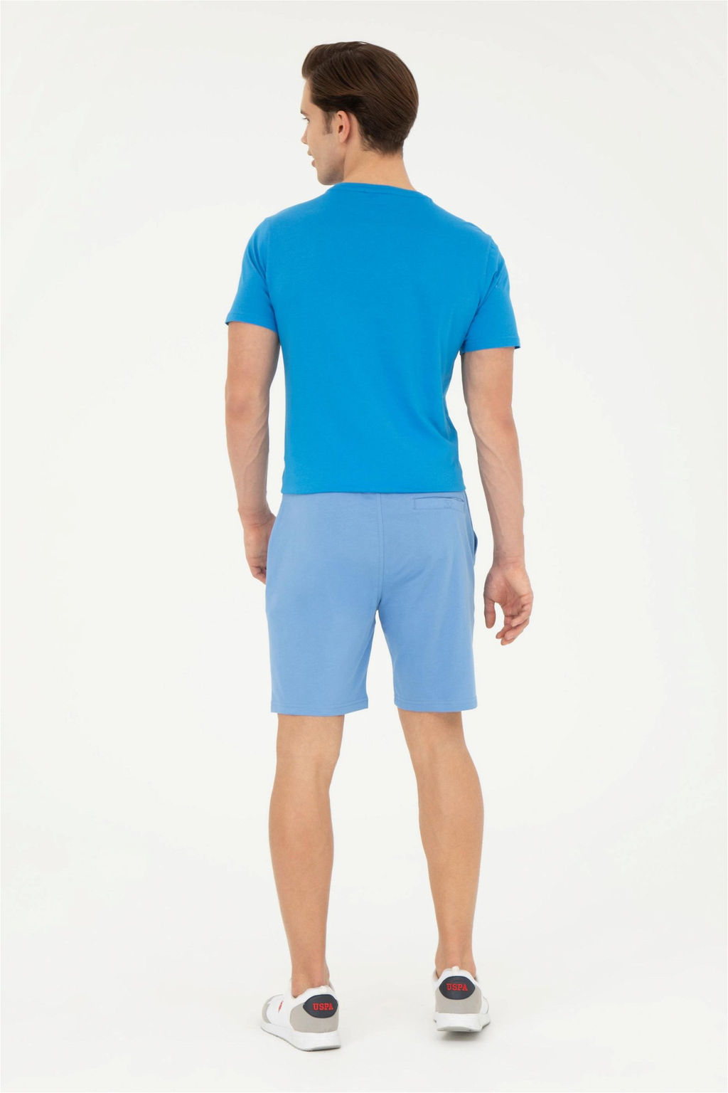 Мужские темно-синие вязаные шорты - U.s. polo assn фото 4