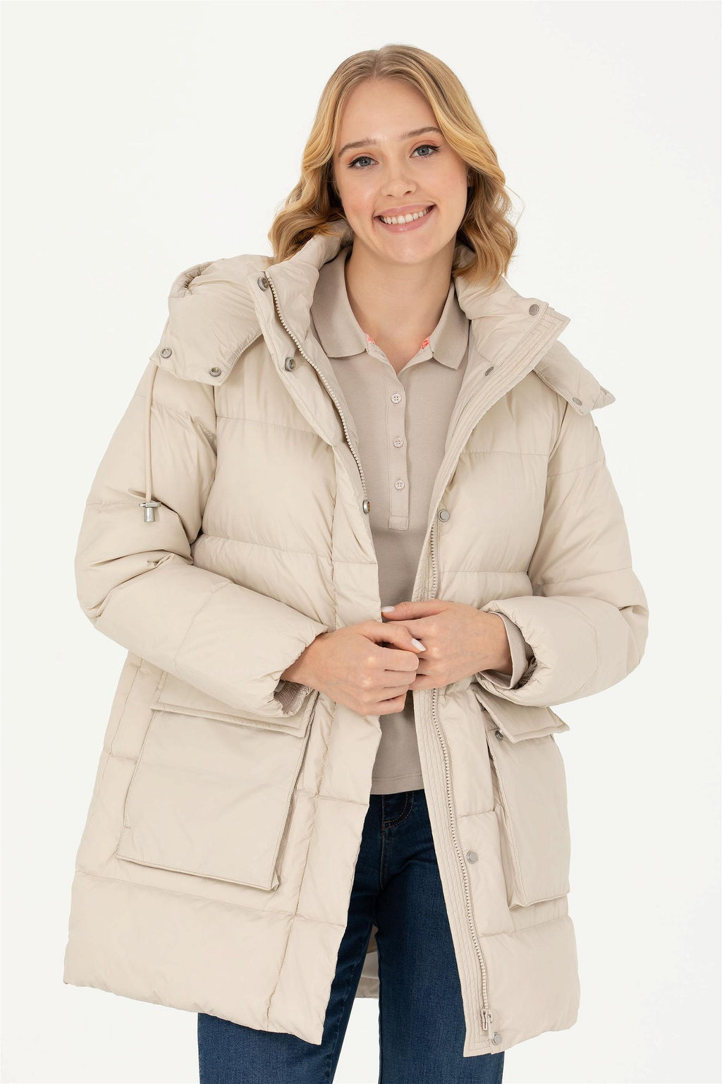 U. S. Polo Assn Женское каменное пальто - U.s. polo assn фото 3