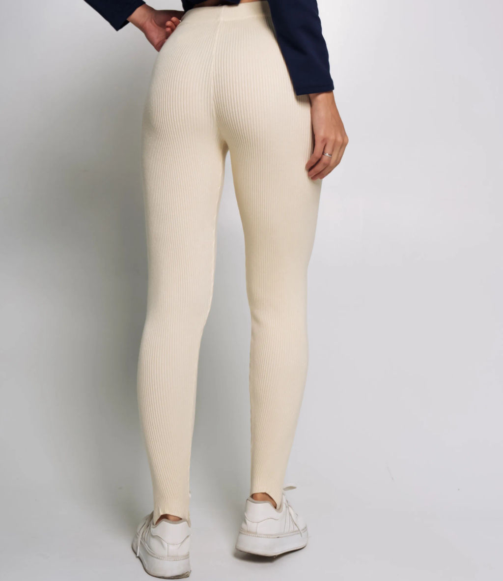 Леггинсы #КТ7002 (1), кремовый - Dommod фото 4