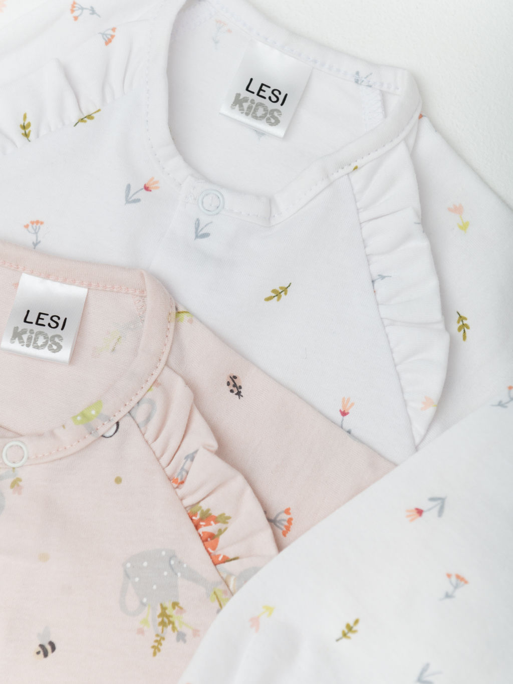 Кофта ясельная для девочки, бел/роз - Lesi kids фото 11