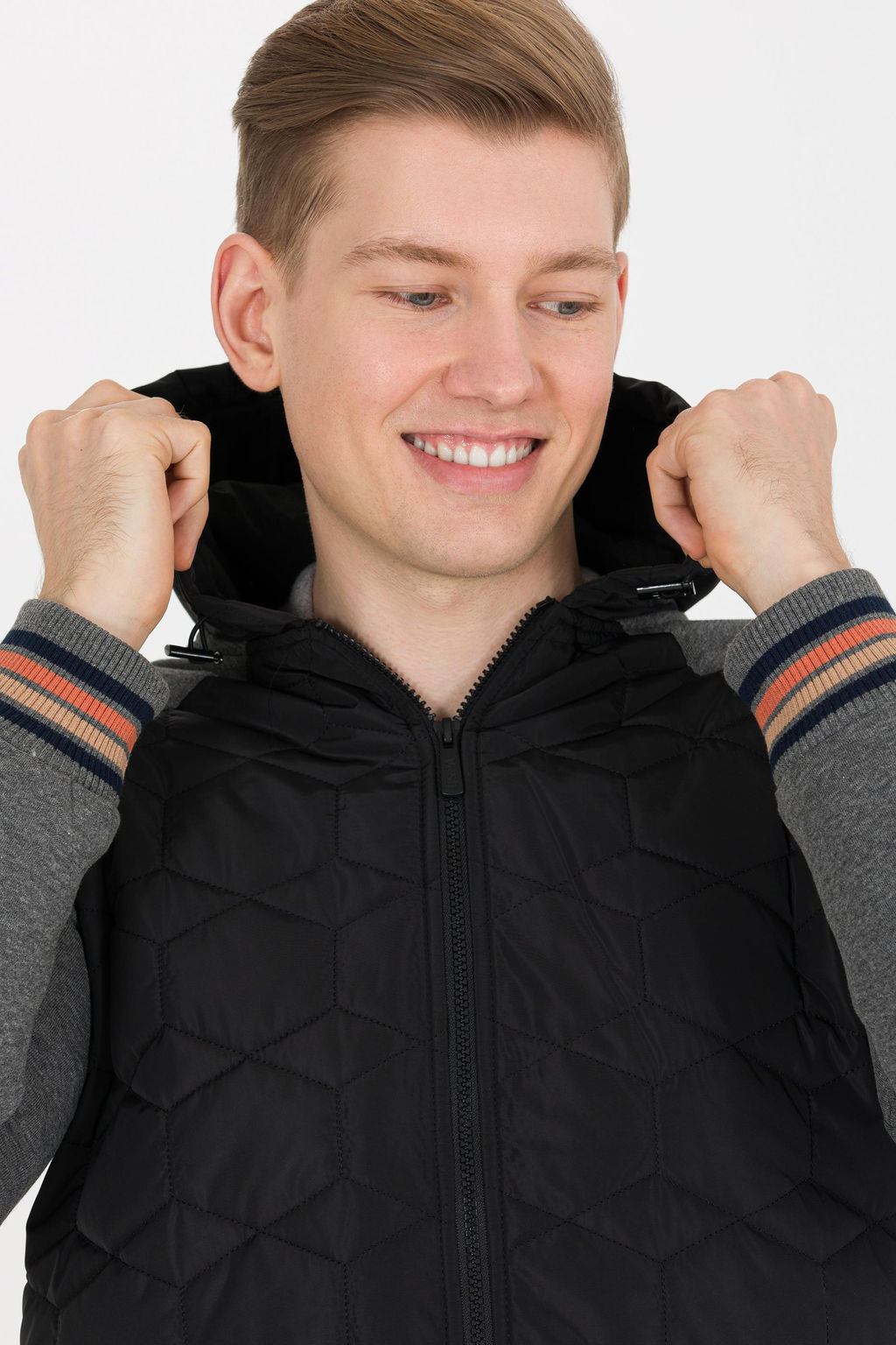 U. S. Polo Assn / Мужской черный вязаный кардиган - U.s. polo assn фото 2