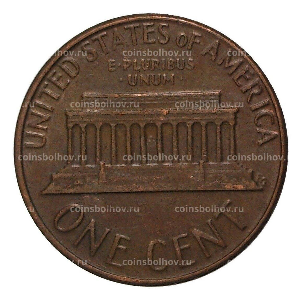 Монета 1 цент 1976 года D