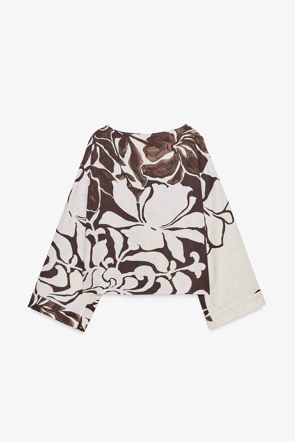 FLORAL PRINTED TOP - Zara фото 8
