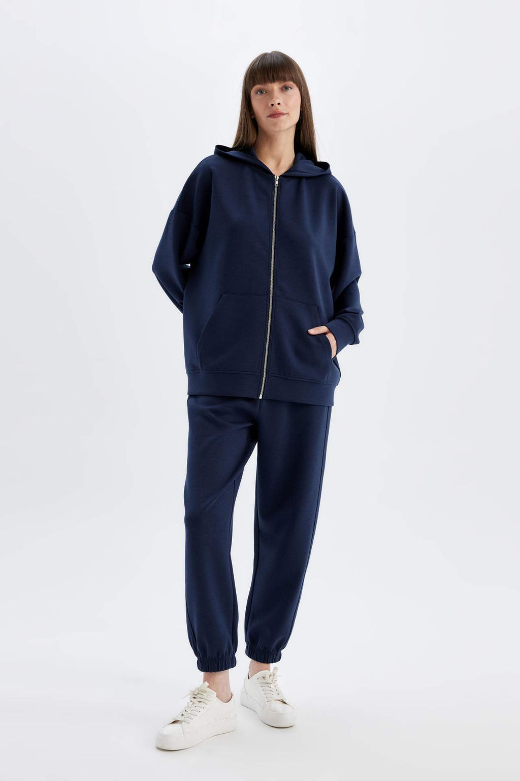 Standart Fit Jogger Esofman Alt? Beli Pacas? Lastikli Cepli Skuba Dalg?c - Defacto фото 2