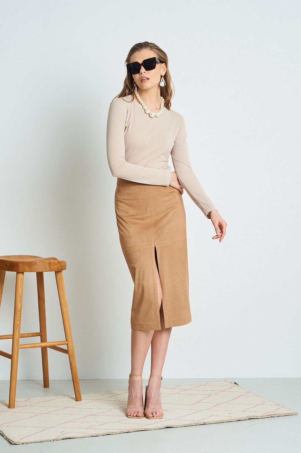 Юбка из замши 6020 Новый год