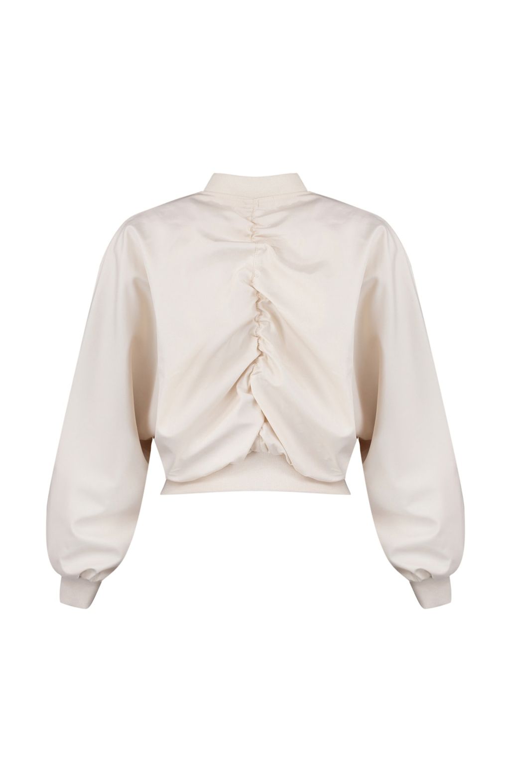 TRENDYOLMILLA Bej Oversize Buzgu Detayl? Su Itici Bomber Ceket Mont TWOSS22MO0099  фото 22