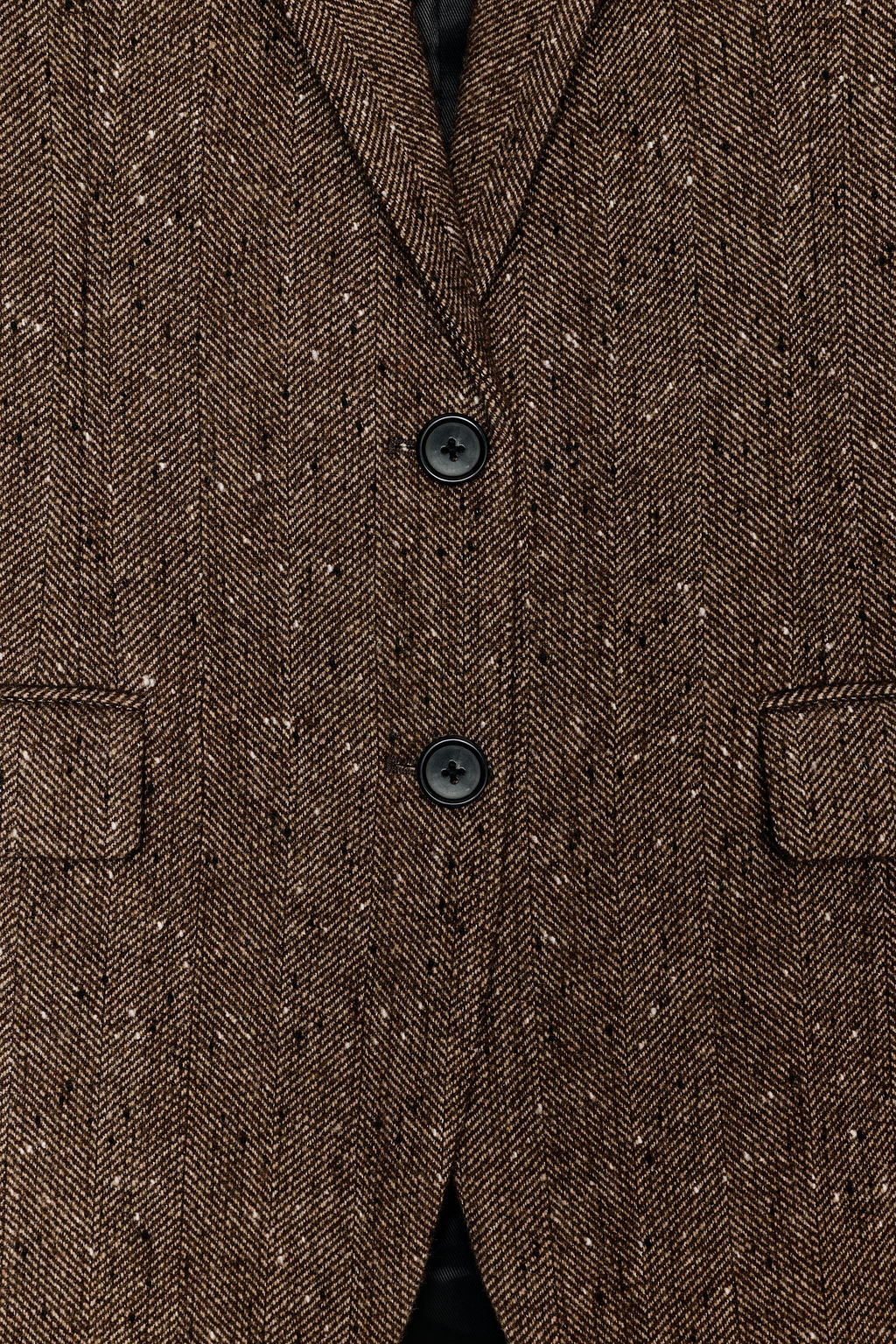 HERRINGBONE WOOL BLEND BLAZER ZW COLLECTION - Zara фото 6