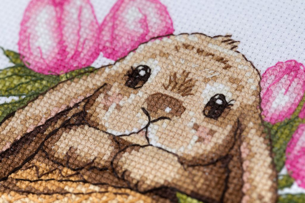 Klart набор для вышивания 8-517 Зайка в шляпе 15.5 х 17 см  фото 8