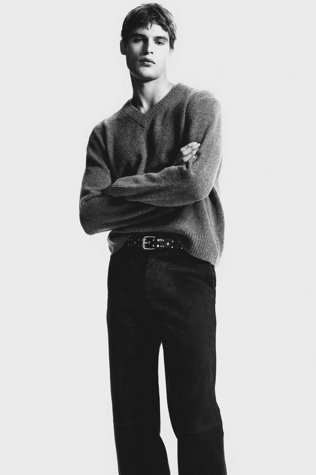 Relaxed Fit Suede trousers - H&m фото 6
