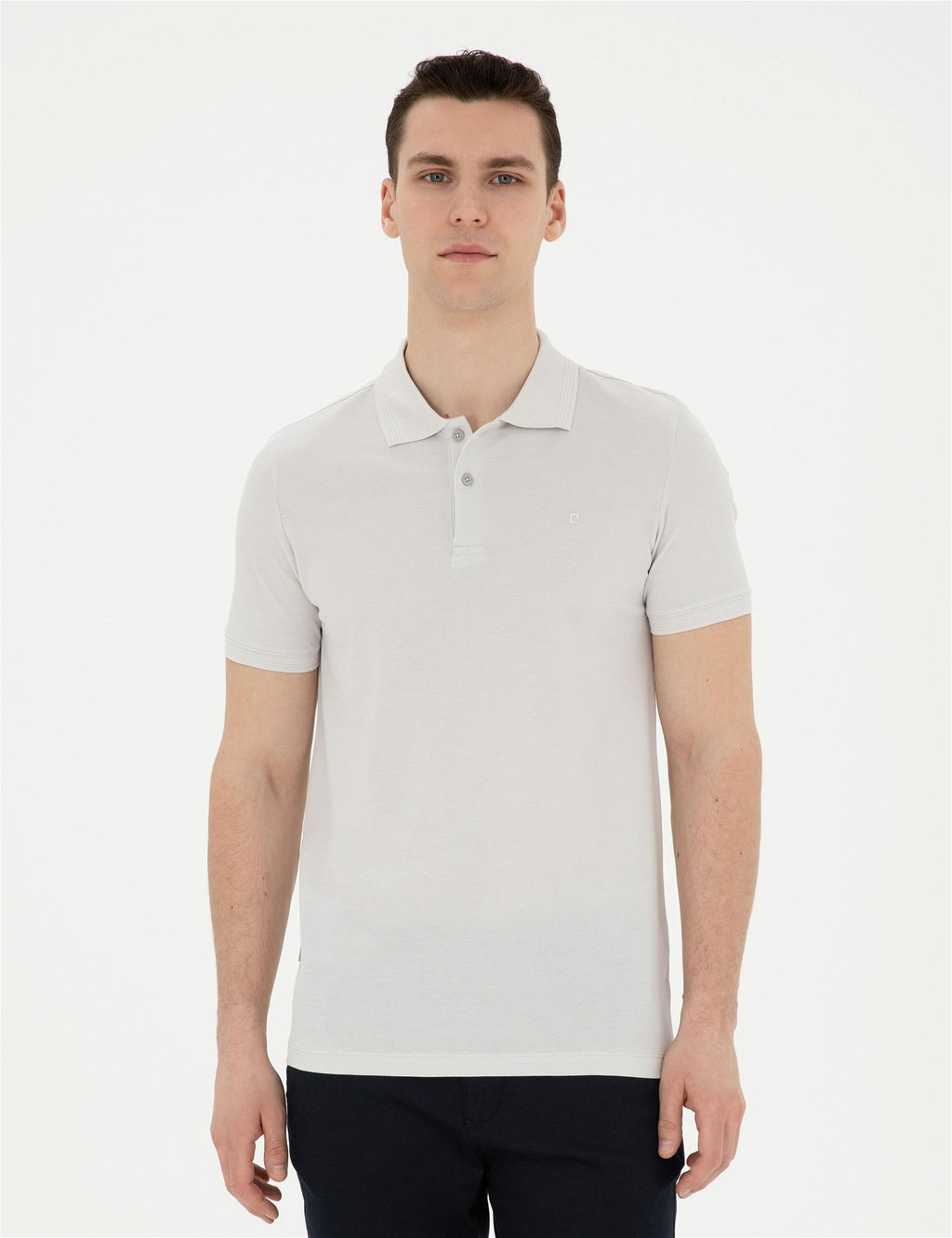 A__k Gri Slim Fit Basic Ti__rt
