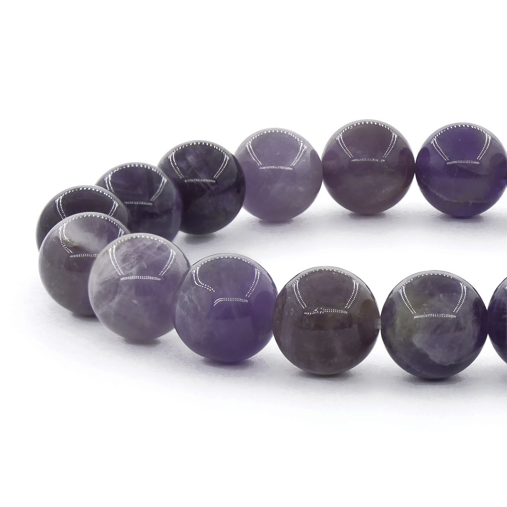 Аметист (Бразилия) 6мм, браслет Классика длина 18см - Agat77 фото 9