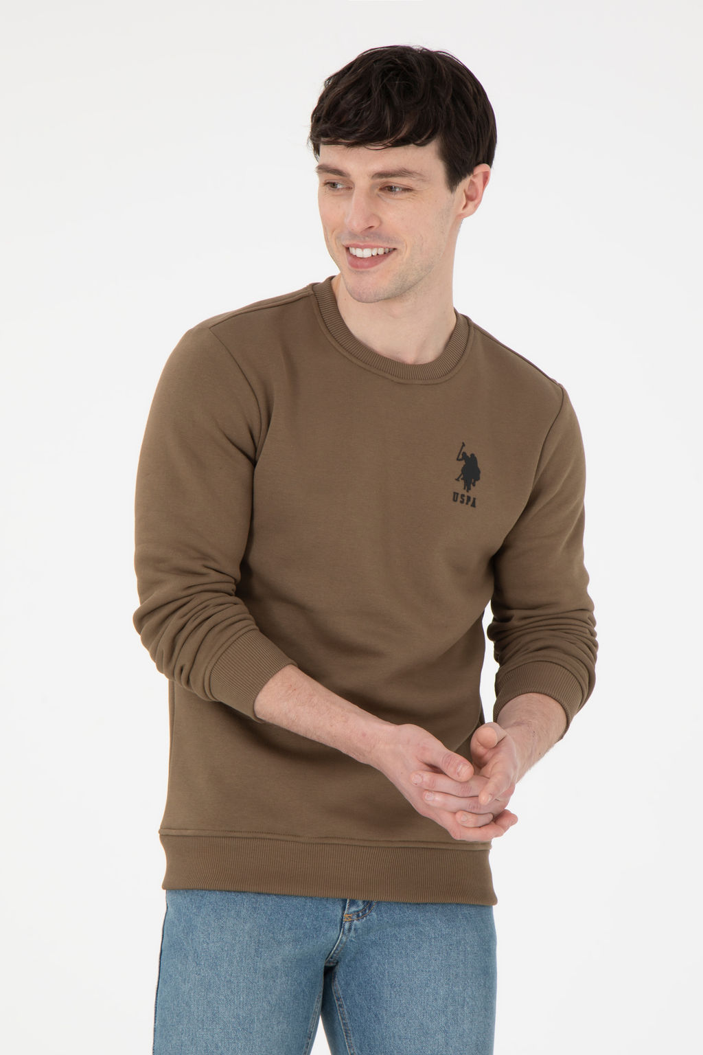 Мужской свитшот цвета хаки Неожиданная скидка в корзине - U.s. polo assn фото 8