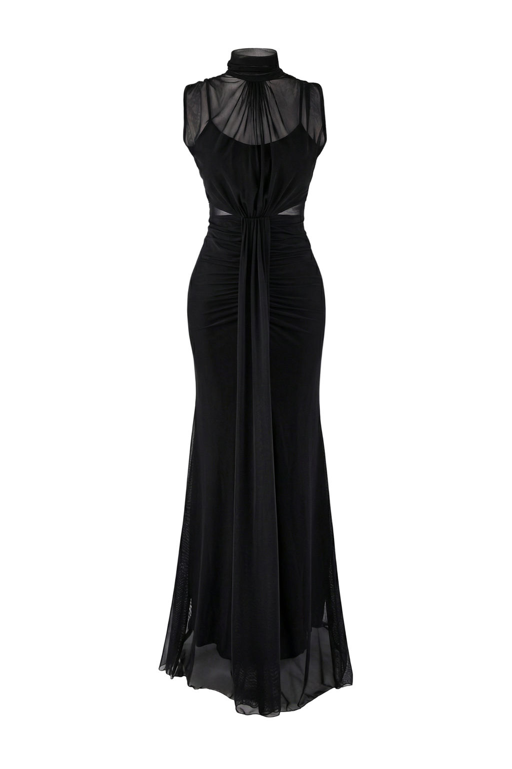 Siyah Orme Tul Astarl? Maxi Abiye & Mezuniyet Elbisesi TPRSS26AE00036 - Trendyolmilla фото 11