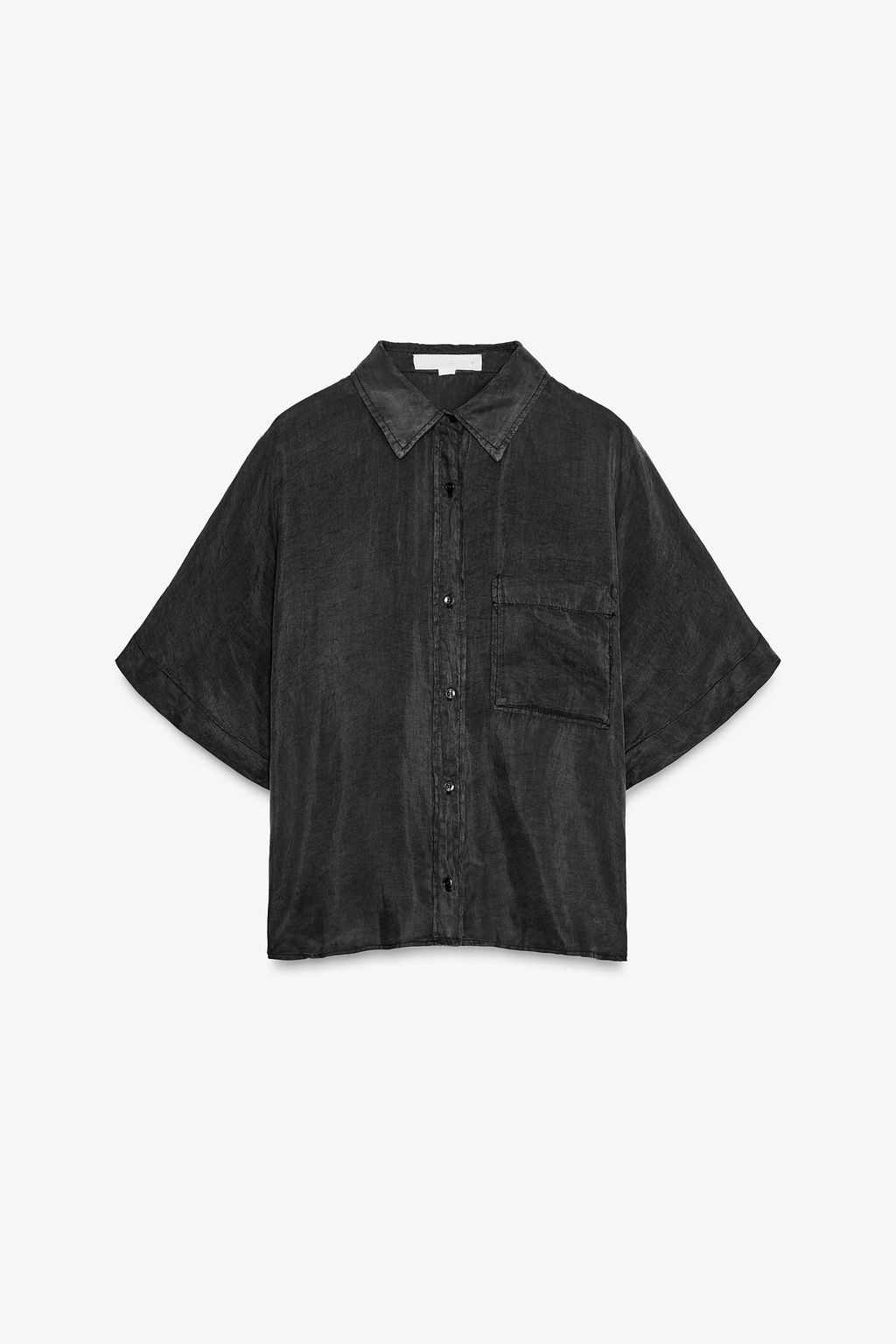 FLOWING SHIRT WITH POCKET - Zara фото 5