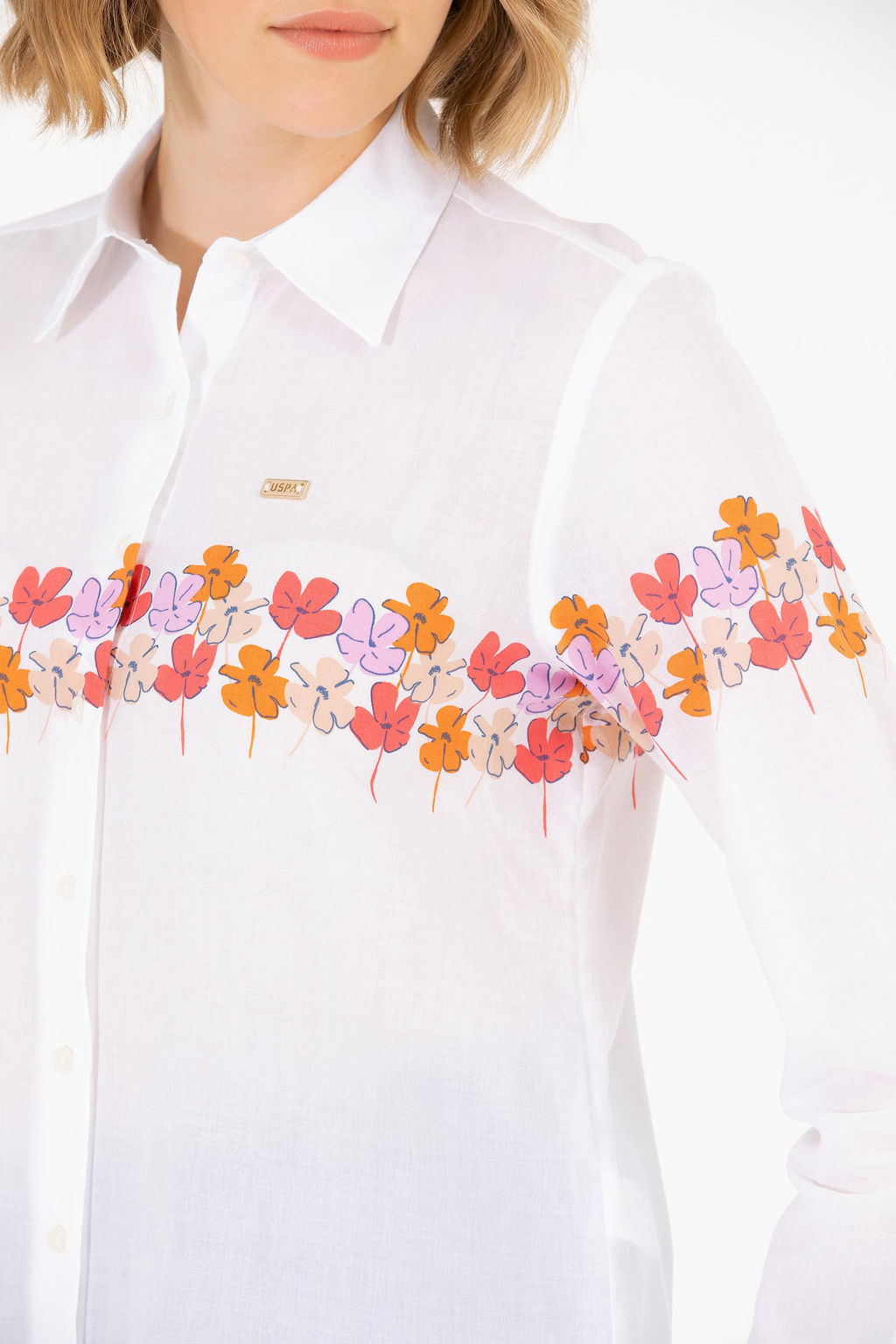 Женская рубашка Magnolia с длинным рукавом - U.s. polo assn фото 7