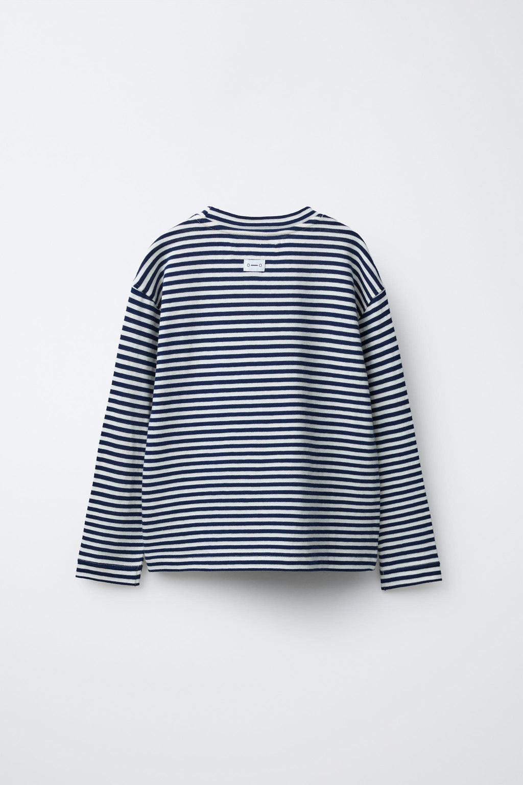 STRIPED LABEL T-SHIRT