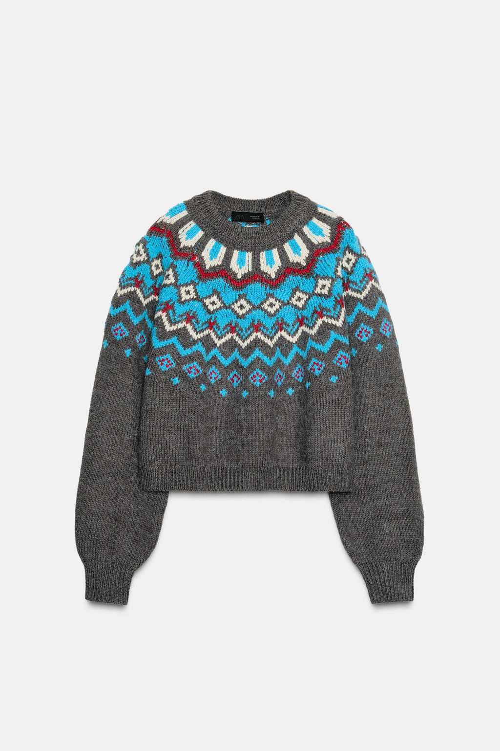 JACQUARD KNIT JUMPER - Zara фото 5