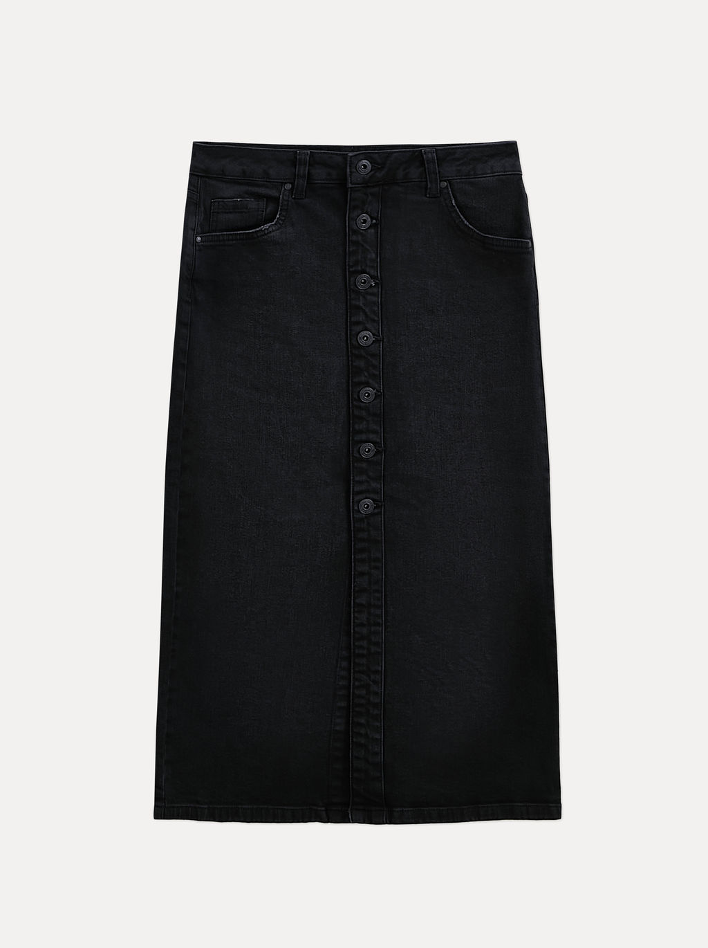 CONTE CON-819 Юбка джинсовая женская washed black - Conte elegant фото 7