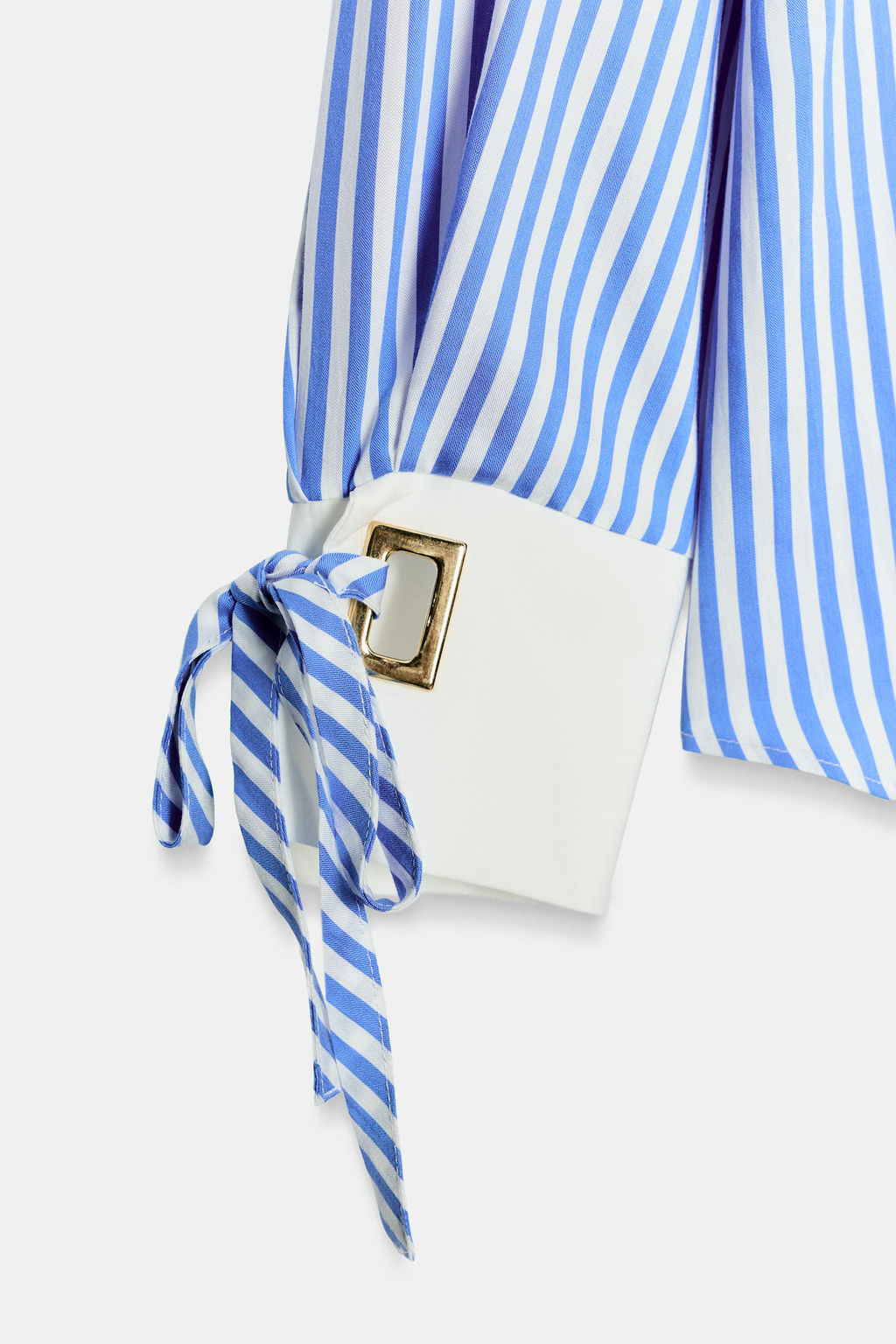 CAMISA RAYAS LAZOS / Azul / Blanco