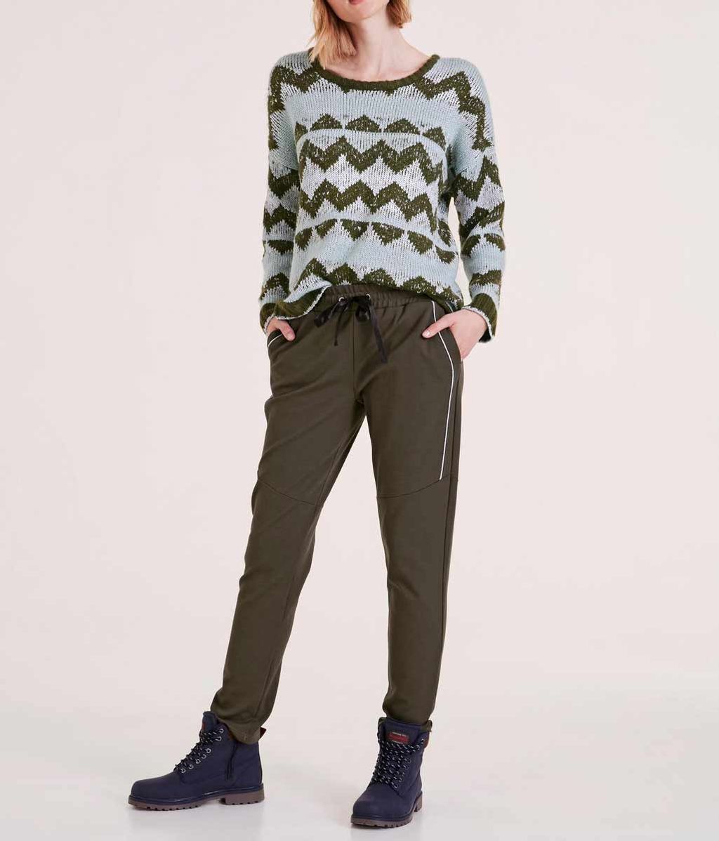 Пуловер, оливковый - Heine фото 3