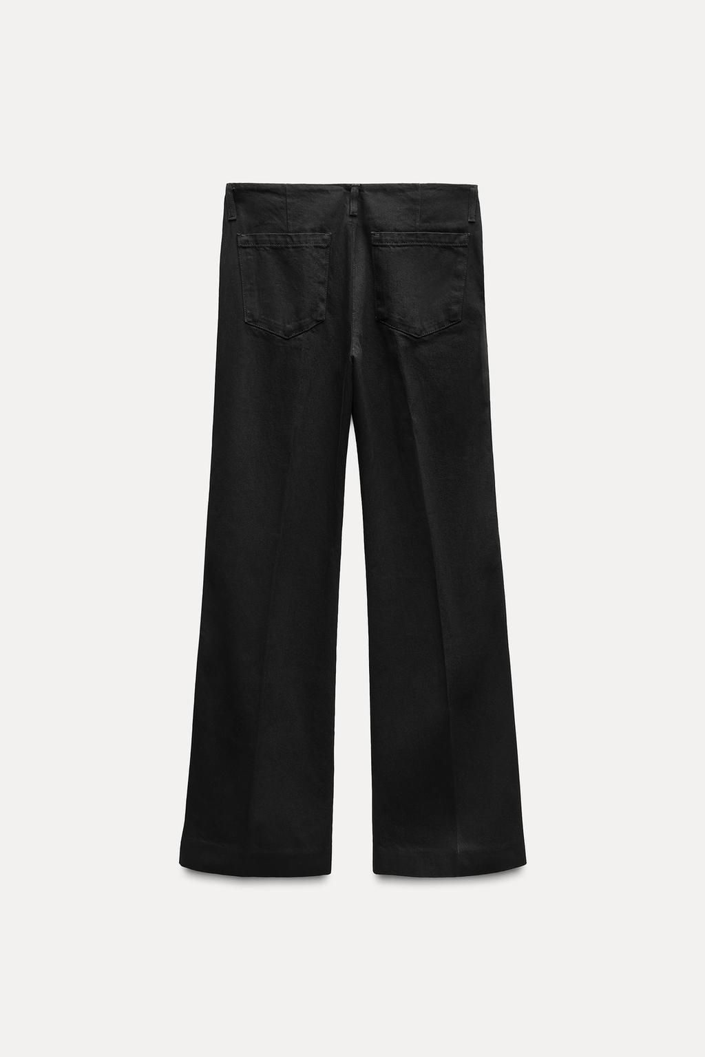 ZW COLLECTION BOOTCUT MID-WAIST JEANS - Zara фото 7