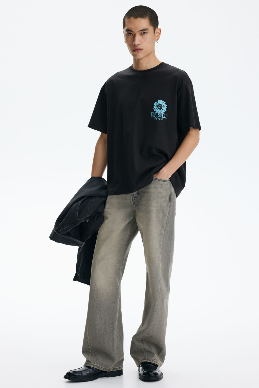 Camiseta con motivo estampado Loose Fit - H&m фото 28