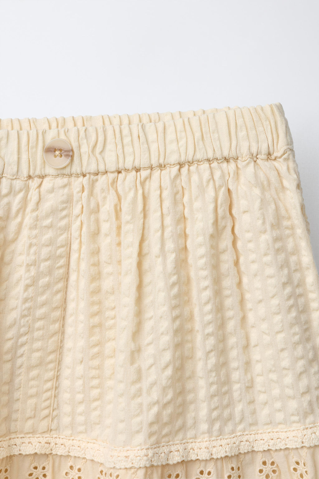 FALDA LARGA PANELES SCHIFFLY / Mantequilla - Zara фото 5